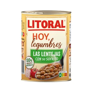 LITORAL Lentejas de la Abuela cocinadas 435 g.