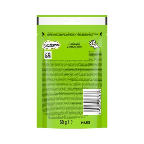 CATISFACTIONS Snack de gatos atún 60gr