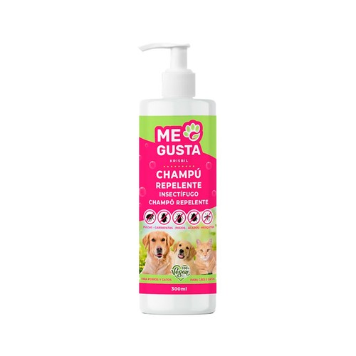 ME GUSTA Champú repelente para perros y gatos margosa y lavanda 300ml 