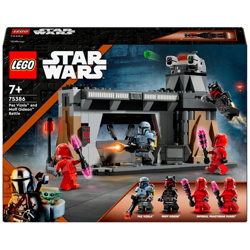 LEGO Start Wars 75386, Mandalorian Batalla entre Paz Vizsla y Moff Gideon +7 Años