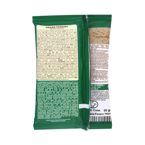 ZANETTI Queso rallado Grana Padano 50 gr.