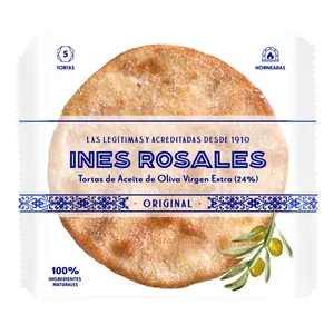 INÉS ROSALES Torta de aceite de oliva virgen extra 5 uds x 150 g.