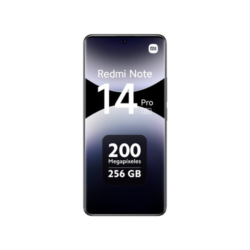 Smartphone XIAOMI Redmi Note 14 Pro , 256GB color negro medianoche, pantalla 16,94cm (6,67")..