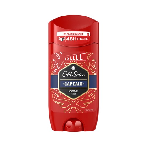OLD SPICE Captain Desodorante en stick para hombre con protección antitranspirante hasta 48 horas 85 ml.