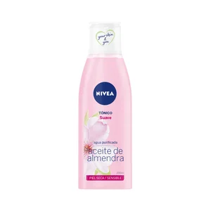 NIVEA Tónico facial suave con agua purificada y aceite de almendras, para pieles secas y o sensibles NIVEA 200 ml.
