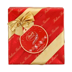 LINDT Lindor Caja de bombones de chocolate con leche 287 g.