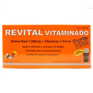 REVITAL GINSENG Suplemento alimenticio, que ayuda a diminuir el cansancio y la fatiga REVITAL GINSENG 20 uds.