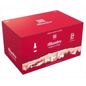 ALHAMBRA Tradicional Cervezas pack de 24 uds x 25 cl.