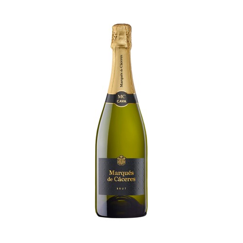 MARQUÉS DE CÁCERES Cava brut elaborado en España botella 75 l.