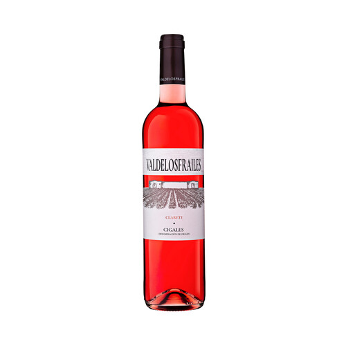 VAL DE LOS FRAILES  Vino rosado con D.O. Cigales VAL DE LOS FRAILES botella de 75 cl.