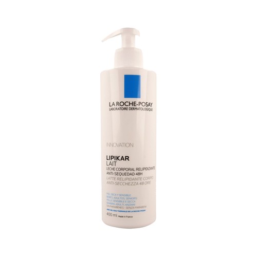 LA ROCHE POSAY Leche corporal relipidizante, para pieles secas y sensibles LA ROCHE POSAY Lipikar 400 ml.