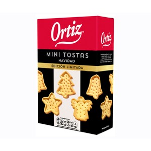 Imagen de ORTIZ Mini tostas de navidad 80 g.