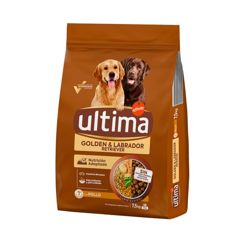 ULTIMA Alimento perro golden y labrador 7,5kg