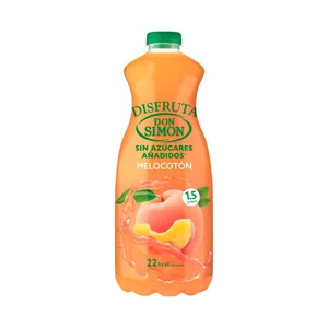 DON SIMON Néctar sin azúcar añadido de melocotón botella de 1,5 l.