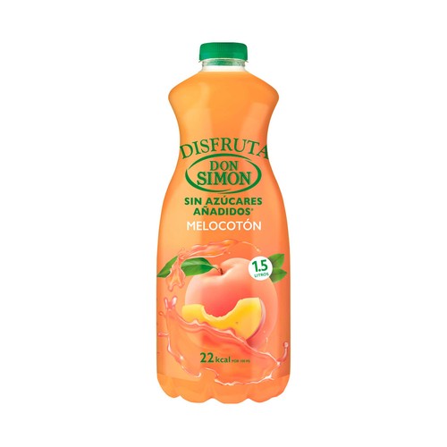 Imagen de Néctar sin azúcar añadido de melocotón DON SIMON DISFRUTA botella de 1,5 l.