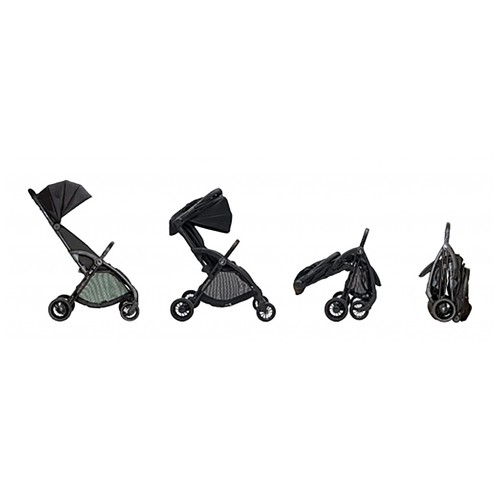 Silla paseo para bebes Plis Plas hasta 22 kg ASALVO, color negro 