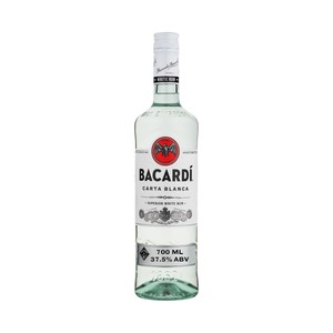 Carta blanca Ron blanco de calidad superior botella 70 cl.