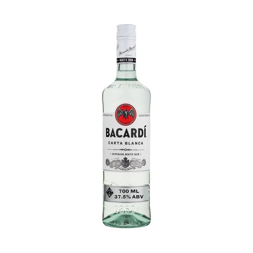 BACARDI Carta blanca Ron blanco de calidad superior botella 70 cl.