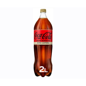 Imagen de COCA COLA ZERO ZERO Refresco de cola Zero sin azúcar y sin cafeína botella de 2 l.