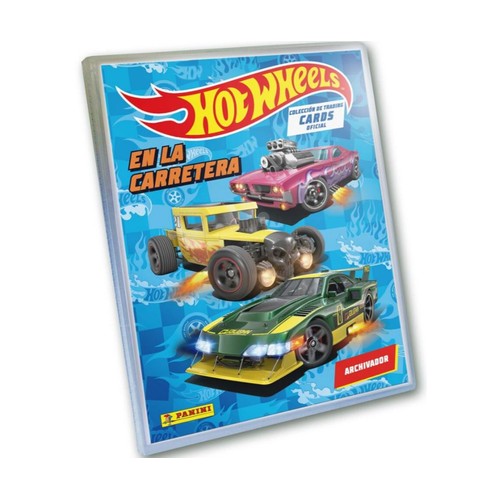 Hot Wheels Megapack - Álbum de 4 sobres y 6 cartas de edición limitada, PANINI.