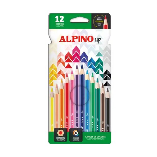 Set 12 lápices de colores ALPINO Up.