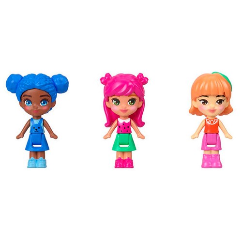 Cofre mini POLLY POCKET, modelo surtido frutas, juguete compacto