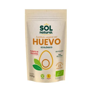 SOL NATURAL Sustituto vegetal ecológico del huevo (en polvo) 350 g.