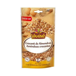 VAHINÉ Almendras crocanti (machacadas tostadas y caramelizadas) 125 g.