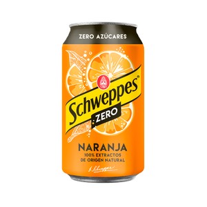 Imagen de SCHWEPPES ZERO Refresco de naranja Zero lata de 33 cl.