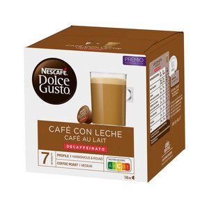 NESCAFÉ DOLCE GUSTO Café descafeinado con leche en cápsulas NESCAFÉ DOLCE GUSTO 16 uds. 160 g.
