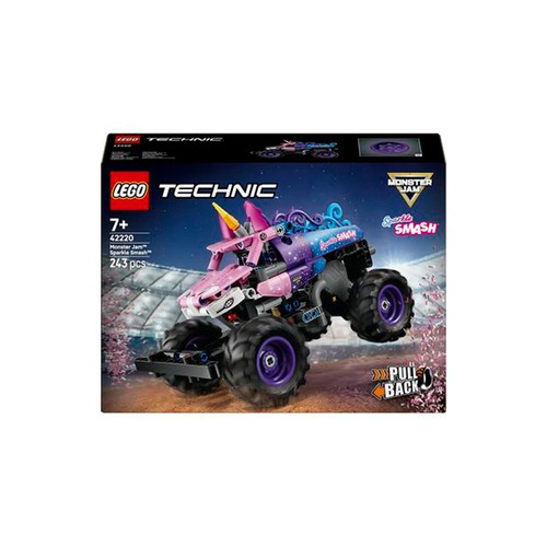 LEGO Technic 42220 Monster Jam Sparkle Smash con Motor de Carga Manual