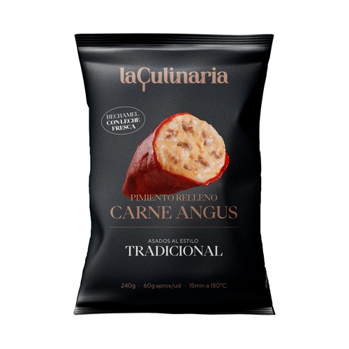 LA CULINARIA Pimiento relleno de carne de vacuno de raza angus ultracongelado 300 g.