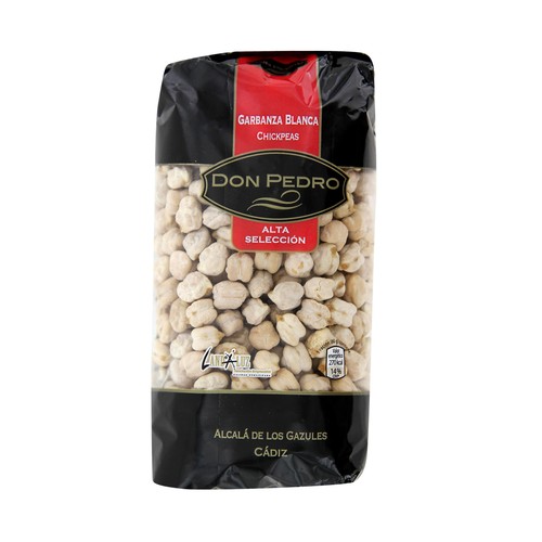 DON PEDRO Garbanza blanca paquete de 500 g.