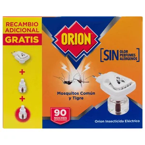 ORION Insecticida eléctrico antimosquitos (común y tigre) + 2 recambios.