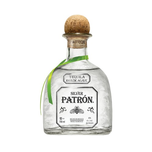 PATRÓN Tequila blanco silver botella de 70 cl.