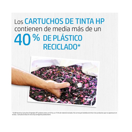 Cartucho de tinta original HP 302 F6U66AE, negro.