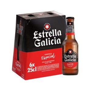 Imagen de ESTRELLA GALICIA Especial Cervezas  pack de 6 botellines de 25 cl.