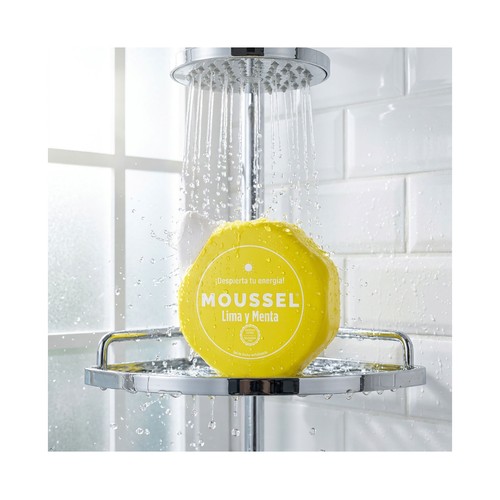 MOUSSEL Gel revitalizante para baño o ducha con aroma a lima y menta 650 ml.