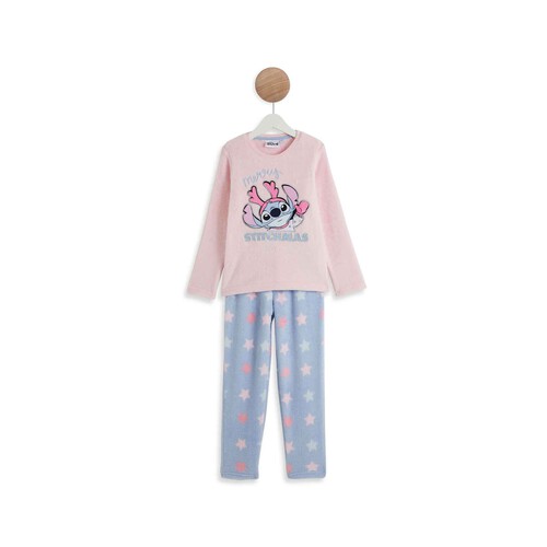 Pijama tacto peluche Disney STITCH, talla 4.