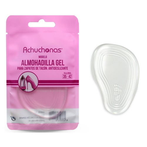 Almohadilla gel para zapatos de tacón ACHUCHONAS, antideslizante, talla 35/42.