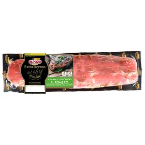 Solomillo de cerdo al romero, envasado al vacio EL POZO Extratiernos del chef 700 g.