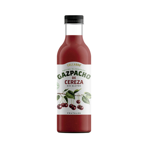 COLLADOS Gazpacho de cereza, recién elaborado y 100% natural COLLADOS 750 ml.