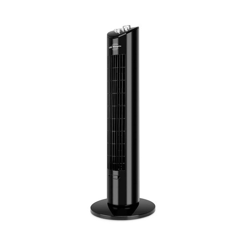 Ventilador torre OBREGOZO TW0800, 60W, color negro.