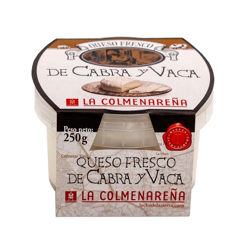 LA COLMENAREÑA Queso fresco de cabra y vaca LA COLMENAREÑA 250 g.