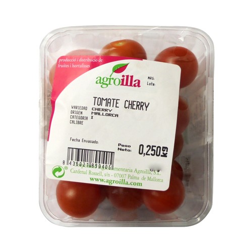 Tomate Cherry HORTALIZA barqueta de 250 g.