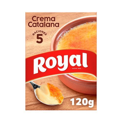 ROYAL Postre en polvo, crema catalana ROYAL 120 g.