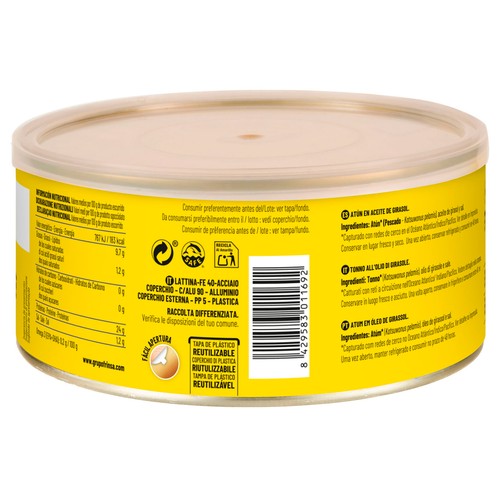 RIBEIRA Atún en aceite de girasol 650g