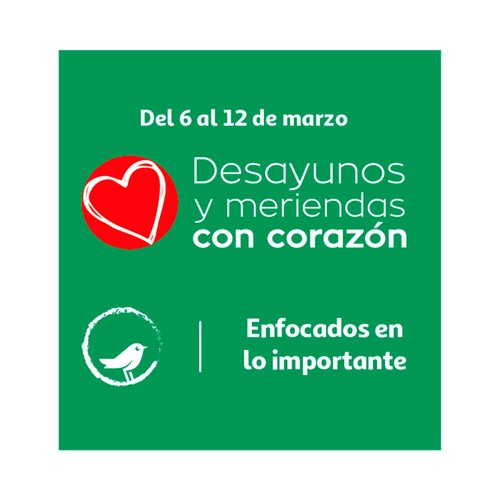 Tarjeta solidaria donación de 5€ a CRUZ ROJA en apoyo a la campaña Desayunos y Meriendas con Corazón.