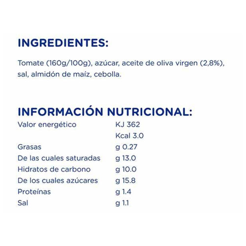 HERO Tomate frito receta casera HERO frasco de 370 g.