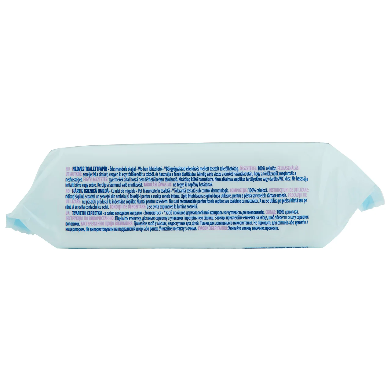 PRODUCTO ALCAMPO Toallitas de papel higiénico para Wc, con aceite de almendra 60 uds.